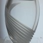 Lenox Glass heavy vase Lenox USA crystal Windswept Signed