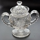 Cut Glass 2 handled compote, Antique