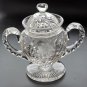 Cut Glass 2 handled compote, Antique