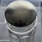 Cut glass covered jar with sterling lid Antique