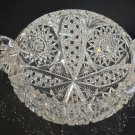 ABP cut glass 2 handled dish American brilliant period 1886 -1915 bob55