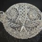 ABP cut glass 2 handled dish American brilliant period 1886 -1915 bob55