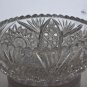 ABP cut glass 2 handled dish American brilliant period 1886 -1915 bob55