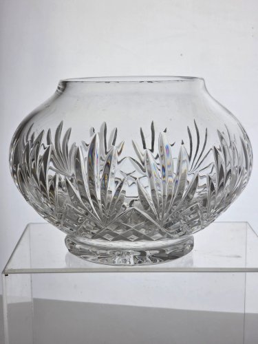 Hand Cut Glass vase