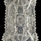 ABP Crystal Cut Glass lay down spooner dish
