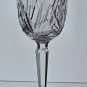 Signed Waterford CUT GLASS Leana goblet crystal