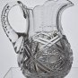 American Brilliant Period Cut Glass Pitcher Antique AT535