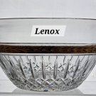 Signed Lenox Majestic laurel gold bowl Crystal Made in USA. Signed Lenox Majestic laurel gold bowl Crystal Made in USA.