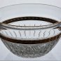 Signed Lenox Majestic laurel gold bowl Crystal Made in USA.