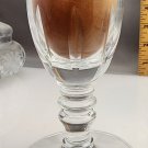 Hand cut glass egg cup