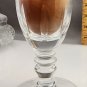 Hand cut glass egg cup