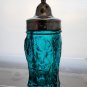 L E Smith Thiel Glass salt and pepper set