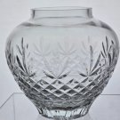 Hand Cut Glass vase Lenox USA crystal Signed one of a kind