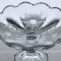 Heisey cut glass compote
