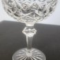 Pair Signed Waterford Hand Cut glass Powerscourt dessert champagne
