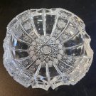 Cut glass Heavy ashtray crystal good quality one of a kind