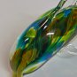 Art glass Dolphin rainbow