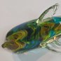 Art glass Dolphin rainbow