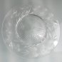 ABP crystal platter hand cut glass butterfly