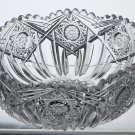 ABP cut glass bowl American 22425b