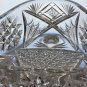 ABP cut glass Fry triangle bowl American