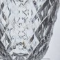 Hand Cut 24% lead crystal vase / center piece with space for etching Award 8 lbs