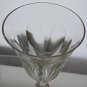 4 Signed Hand Cut Glass panel wine glasses