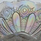 L.E Smith Glass Iridescent Quintec bowl
