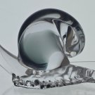 Art glass snail paperweight Art glass snail paperweight