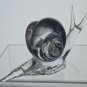 Art glass snail paperweight