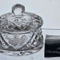 Galway crystal Signed Claddagh covered box