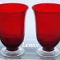 Lenox ruby beverage Holiday Gems pair