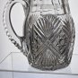 ABP cut glass Hawkes pitcher American