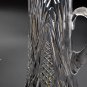 Cut glass pitcher brilliant blown blank