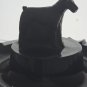 Black terrier glass ashtray