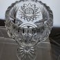 Signed Fry CUT glass vase