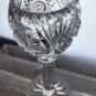 Signed Fry CUT glass vase