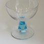 Bryce Aquarius dessert blue Crystal 2 piece's