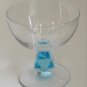 Bryce Aquarius dessert blue Crystal 2 piece's