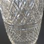 Waterford CUT GLASS signed gegorgan vase footed old cut in Ireland