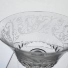 Cut glass Champagne/ tall sherbert Parme Baccarat SIGNED