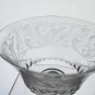 Cut glass Champagne/ tall sherbert Parme Baccarat SIGNED