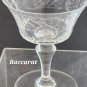 Cut glass Champagne/ tall sherbert Parme Baccarat SIGNED