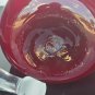 Blenko Ruby red triple pinched Glass decanter