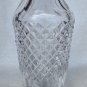 Hand cut glass Kldkotschnik vase Gold band