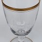 Bryce gold band wine glass Crystal