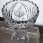 ABP Cut glass corset vase antique