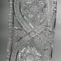 ABP American Brilliant Period Cut Glass crimped bread tray Antique