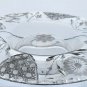 Cut glass chip and dip bowl