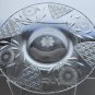 Cut glass chip and dip bowl